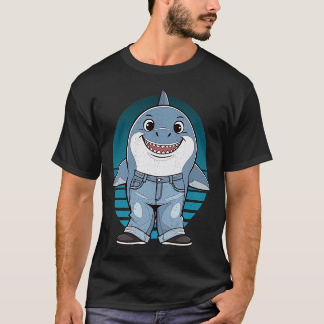 Camiseta Genes de Tubarão 1 (Frente)