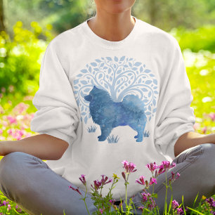 Camiseta GENES FADRADOS Lapphund TREE OF LIFE frente e trás