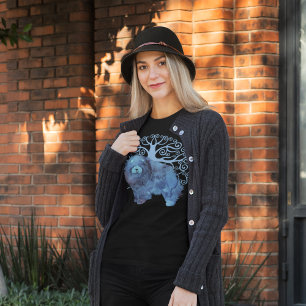 Camiseta GENES FADRADOS VÊM ÁRVORE DA VIDA, frente e trás