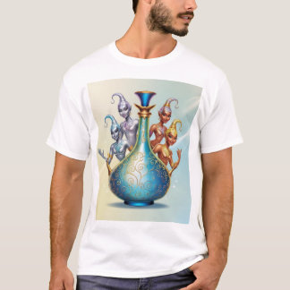Camiseta Genes Liberados: Magia da Garrafa