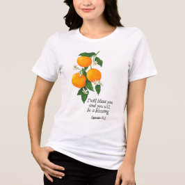 Camiseta Gênesis da Fruta laranja 12:2