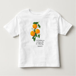 Camiseta Gênesis da Fruta laranja 12:2