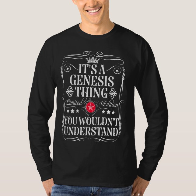 Camiseta Gênesis é uma coisa de Gênesis que você não sentir (Frente)