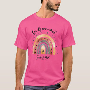 Camiseta Gênesis Religioso Cristão Covenente de Deus Arco-Í