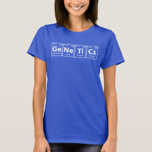 Camiseta Genética (Ge-Ne-Ti-Cs) Ortografia Periódica