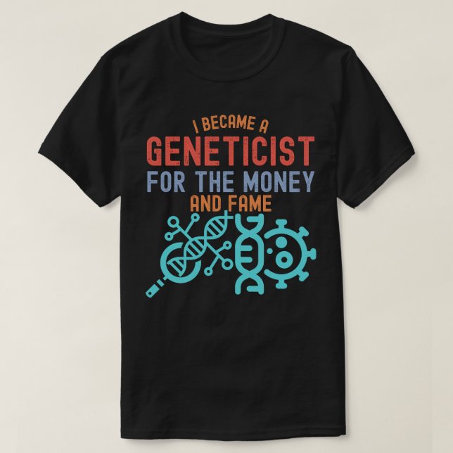 Camiseta Genética, Grande Geneticista (Frente do Design)
