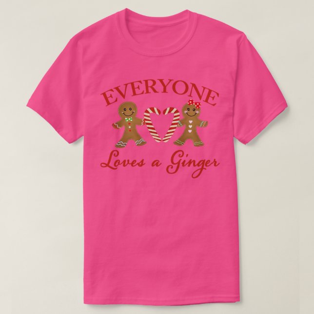 Camiseta gengibre (Frente do Design)