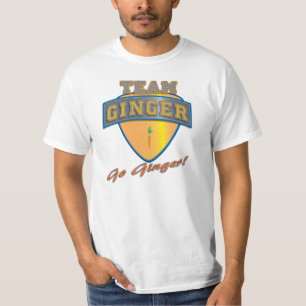 Camiseta Gengibre da equipe