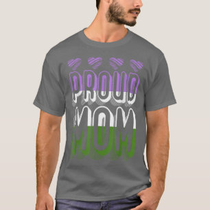 Camiseta Gengibre Orgulhoso Mãe Orgulho da Fila dos Direito