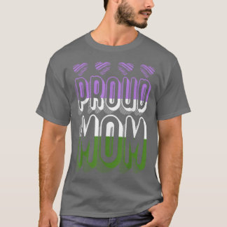 Camiseta Gengibre Orgulhoso Mãe Orgulho da Fila dos Direito