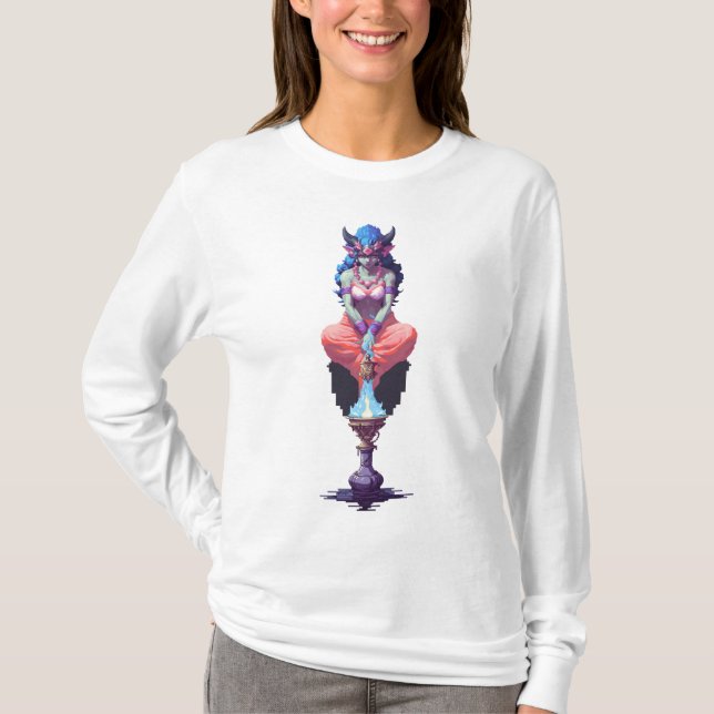 Camiseta Genie da Lâmpada Infernal (Frente)