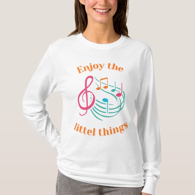 Camiseta Genieße die kleinen Dinge (Frente)