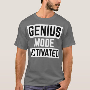 Camiseta gênio ativado Funny
