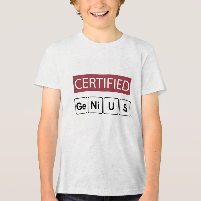 Camiseta Gênio Certificado (Frente)