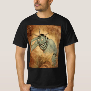 Camiseta Gênio das Mil e uma Noites por Edmund Dulac