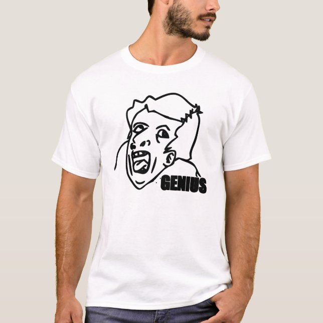 Camiseta gênio do meme da raiva (Frente)