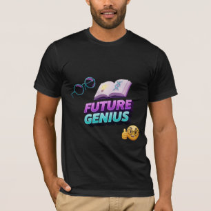 Camiseta Gênio Futuro Design de Aprendizado e Ciência 3D