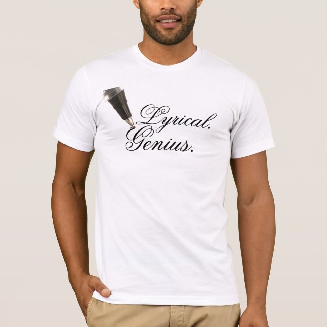 Camiseta Gênio lírico (Frente)