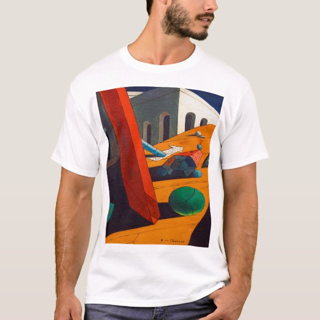 Camiseta Gênio mau de Giorgio de Chirico de um rei (Frente)