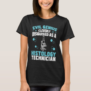 Camiseta Gênio Mau Histologia Divertida Humor Para Histolog