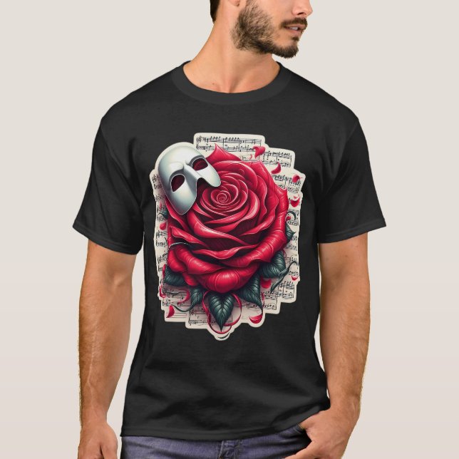 Camiseta Gênio Musical Fantasma da Ópera (Frente)