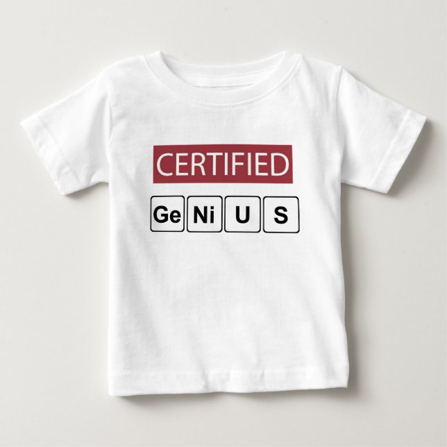 Camiseta Genius certificado (Frente)