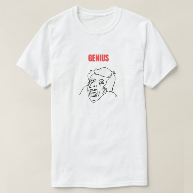 Camiseta Genius Meme (Frente do Design)