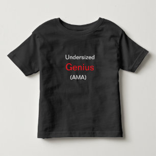 Camiseta Genius subdimensionado (AMA)