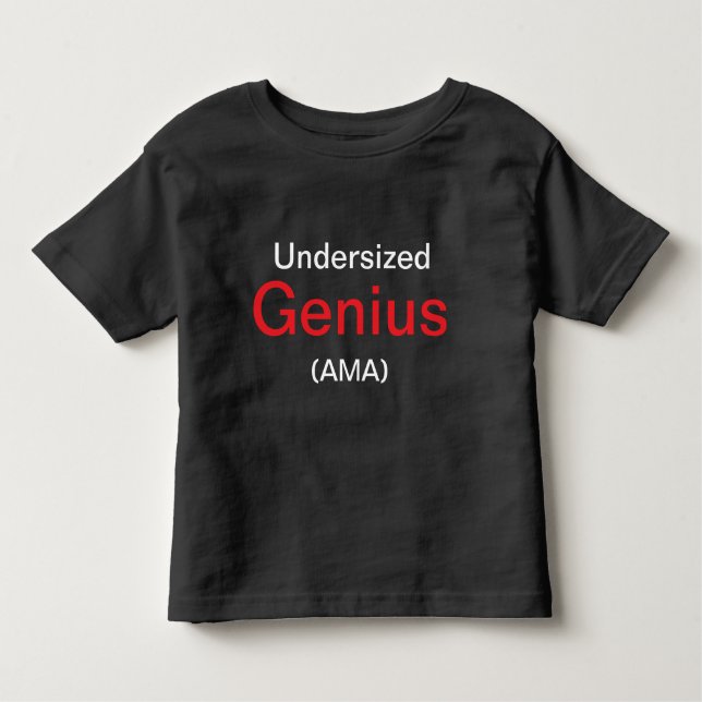 Camiseta Genius subdimensionado (AMA) (Frente)