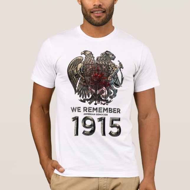 CAMISETA GENOCÍDIO ARMÉNIO (Frente)