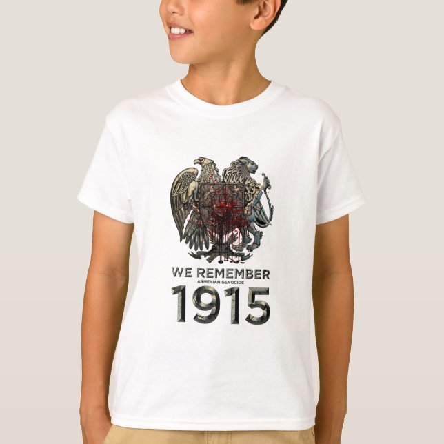 Camiseta GENOCÍDIO ARMÉNIO (24 de abril de 1915) (Frente)