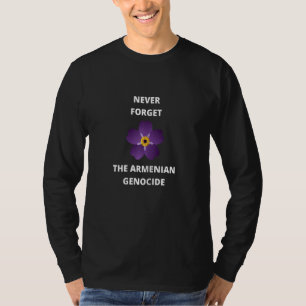 Camiseta Genocídio Armênio Nunca Esquece
