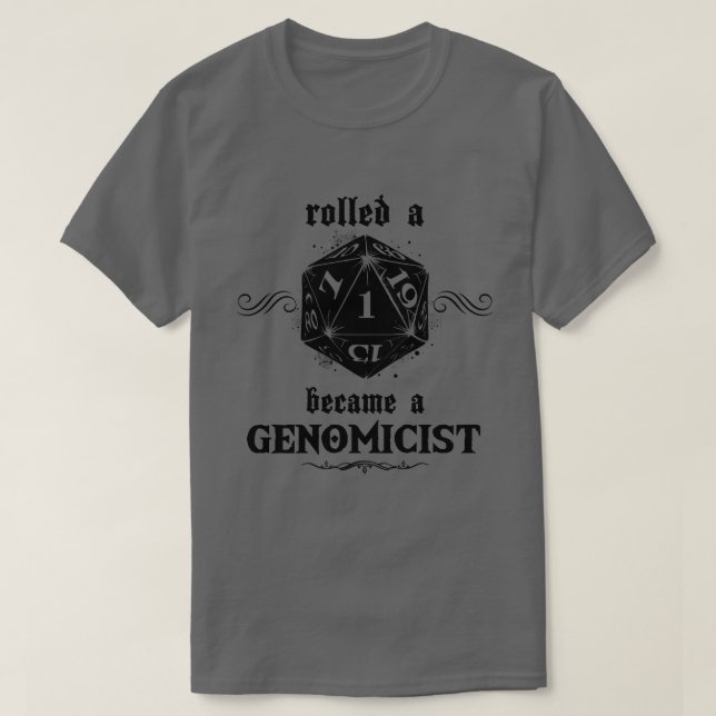 Camiseta Genomicista Roll sem Sorte (Frente do Design)