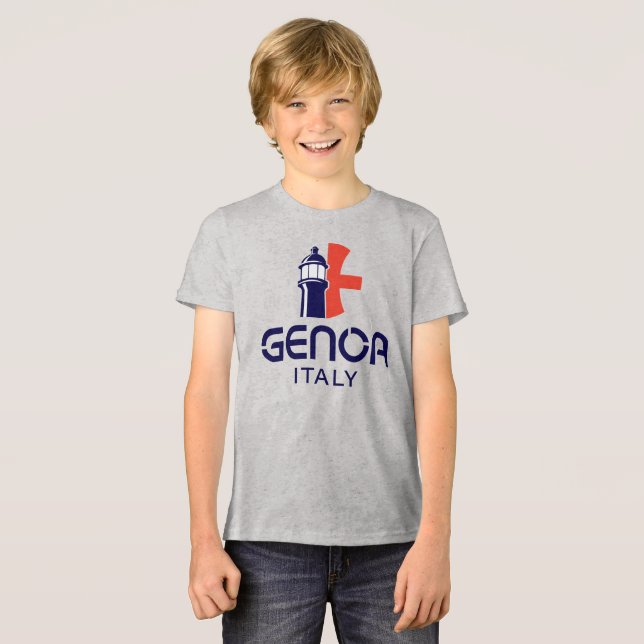 Camiseta Gênova Itália Europa (Frente Completa)