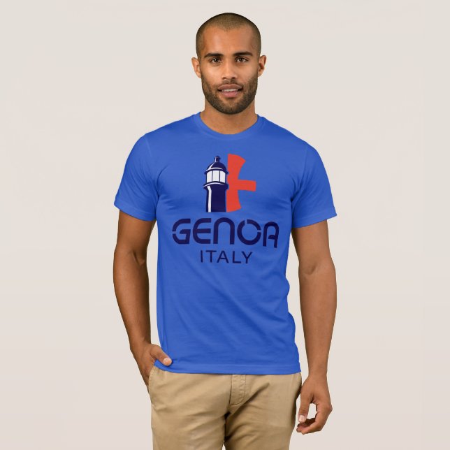 Camiseta Gênova Itália Europa (Frente Completa)