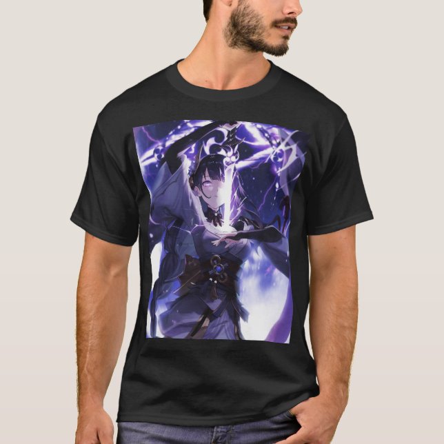Camiseta Genshin impact Baal #1 (Frente)