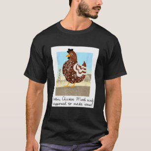 Camiseta Gente Engraçada Matemática de Frango não deveria s