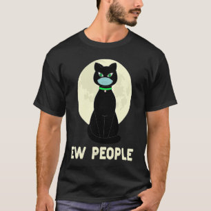 Camiseta Gente nojenta Gato preto com Moo