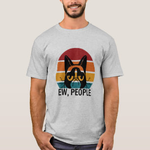 Camiseta Gente nojenta gato preto miando