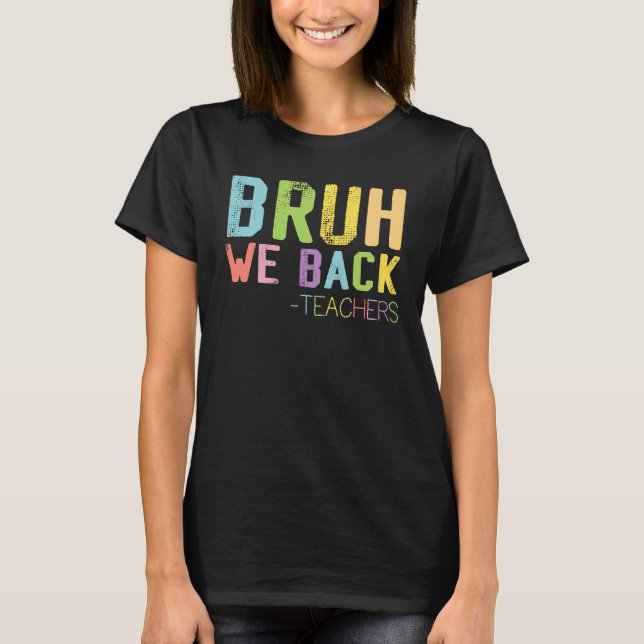 Camiseta gente voltamos professores escola (Frente)