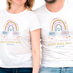 Camiseta Gentil Pequeno Arco-Íris, Festa Reveladora