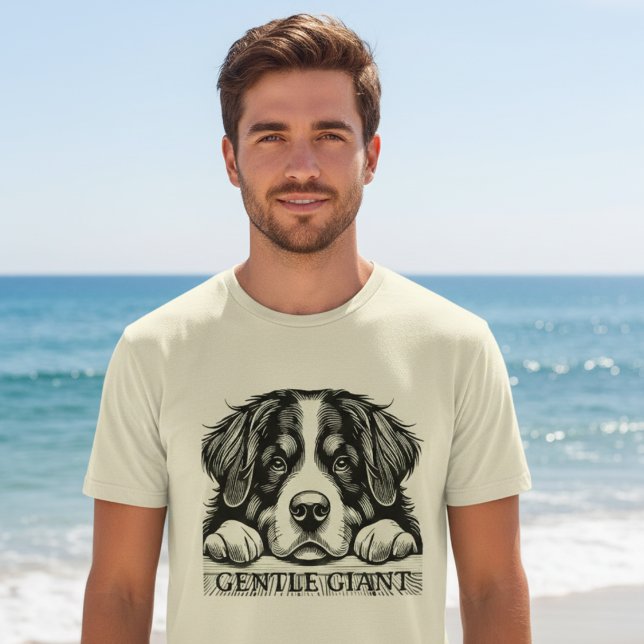 Camiseta Gentle Giant Dog Art | Cute Big Friendly Dog  (Criador carregado)