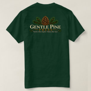 Camiseta Gentle Pine Press Logotipo Vintage
