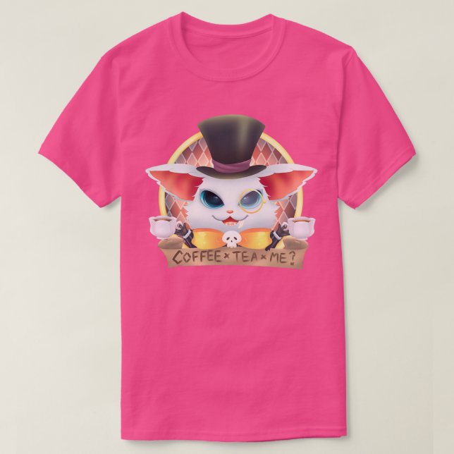Camiseta Gentleman Fluff Coffee Tea ou Me (Frente do Design)