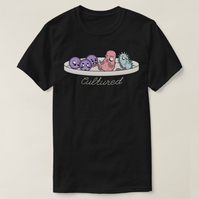 Camiseta Gentlemen Microbes (Frente do Design)