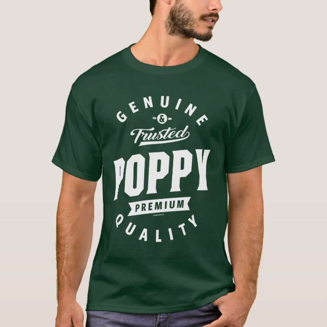 Camiseta Genuine Poppy Gift (Frente)