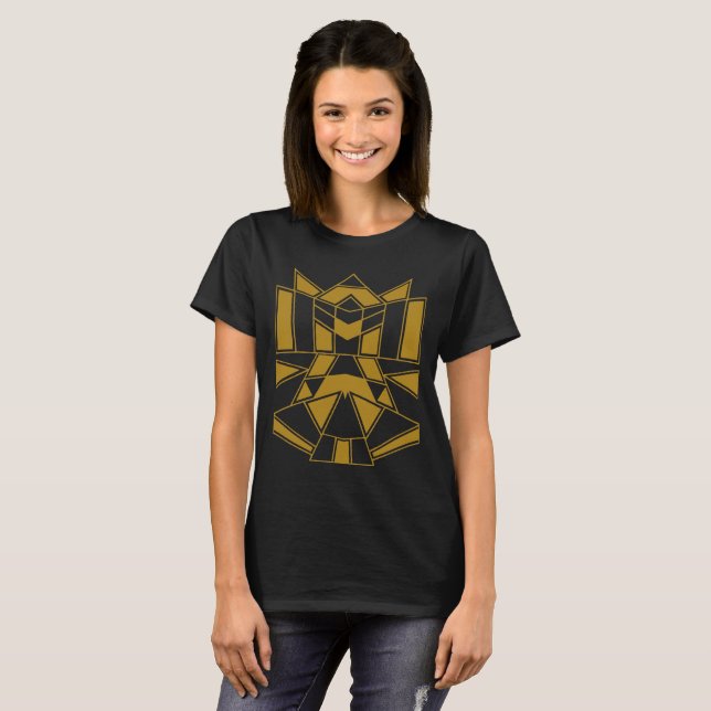 Camiseta Geo #545 Dourado (Frente Completa)