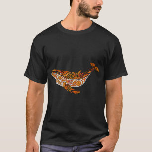 Camiseta Geo - Baleia Laranja