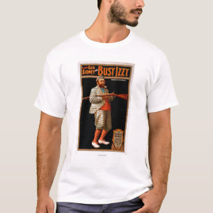 Camiseta Geo engraçado. Sidney como o poster ocupado do