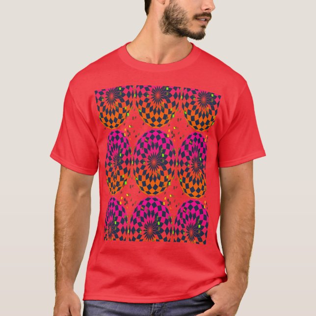 Camiseta Geo Kaleidascope Esportes  (Frente)